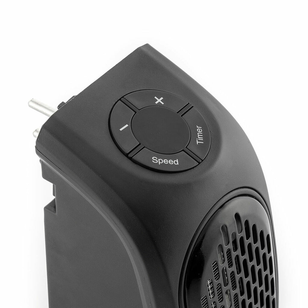 Mini-radiateur 400 W noir avec écran LED