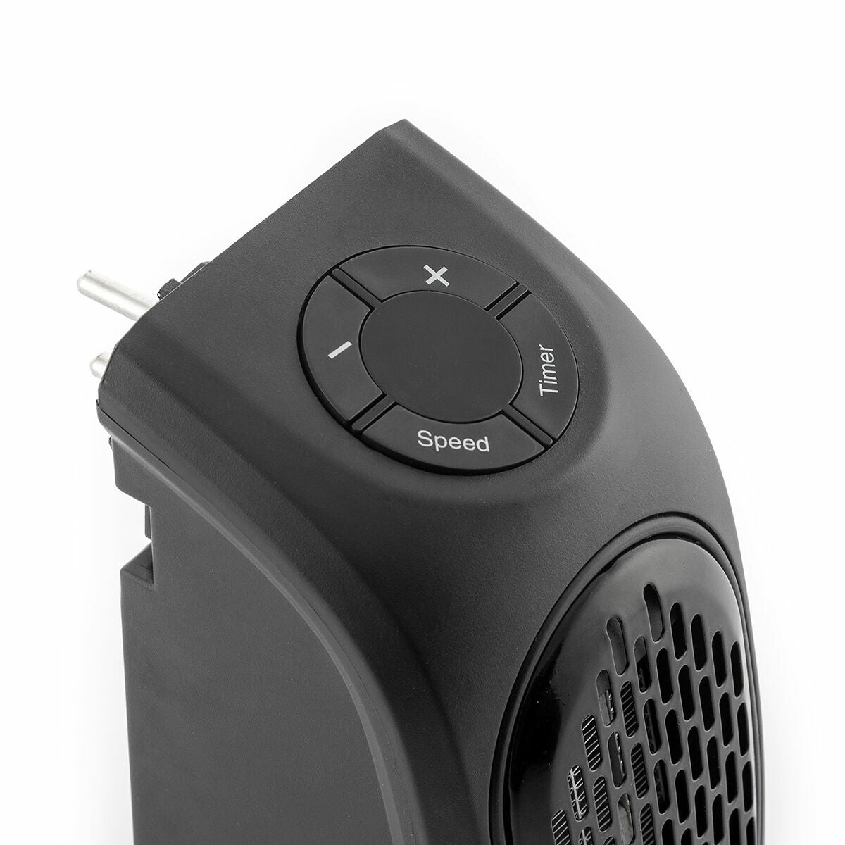 Mini-radiateur 400 W noir avec écran LED